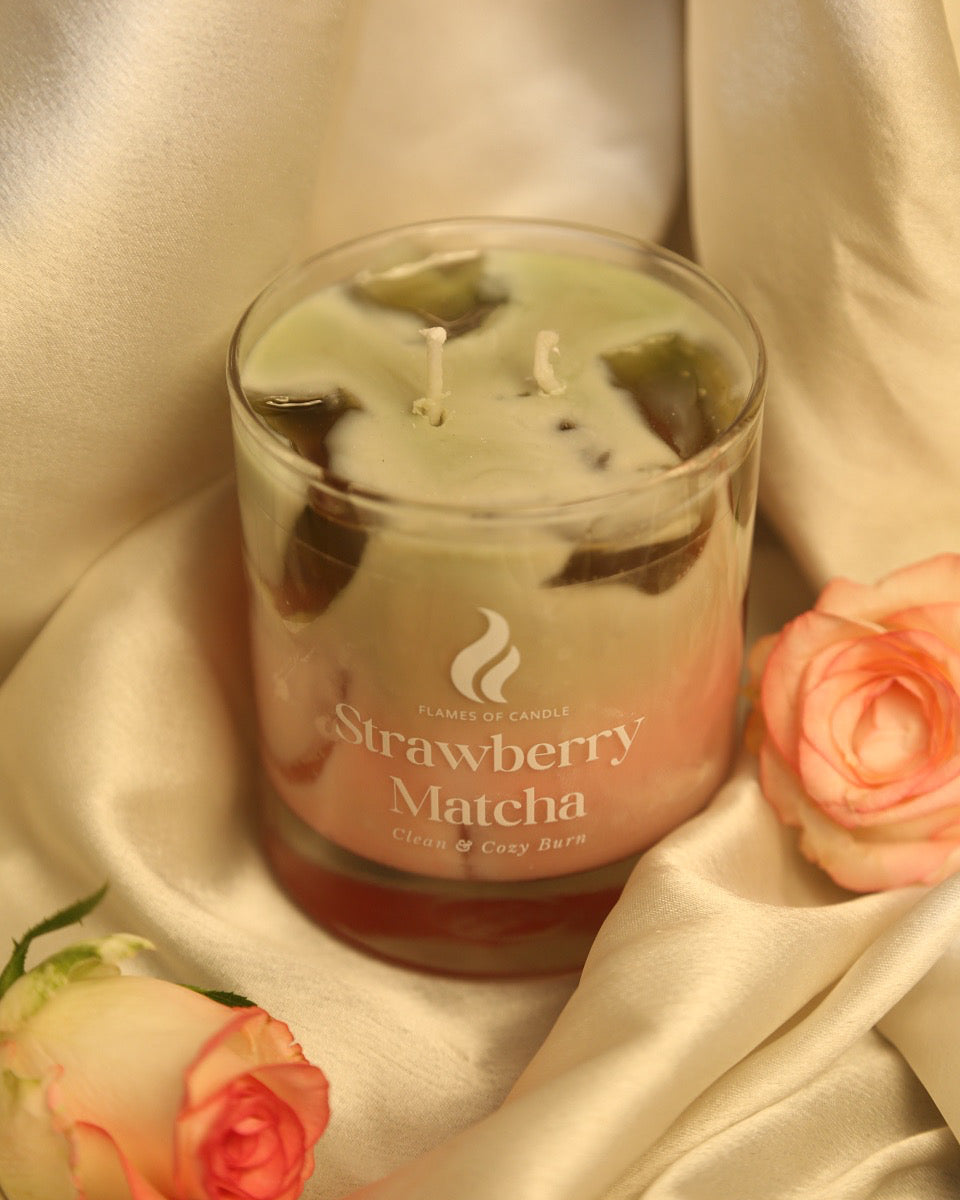 Iced Strawberry Matcha Candle
