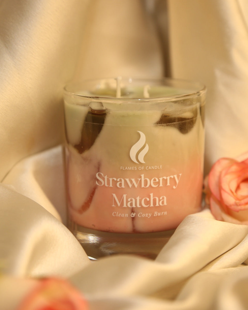 Iced Strawberry Matcha Candle